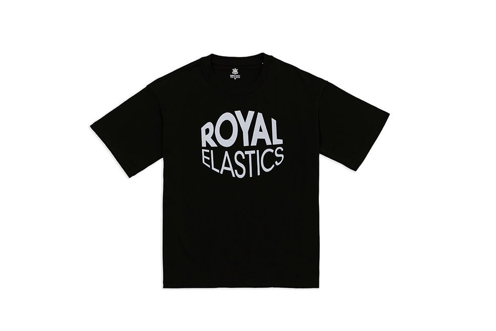 ルーズフィットロゴTシャツ 黒 (Unisex)