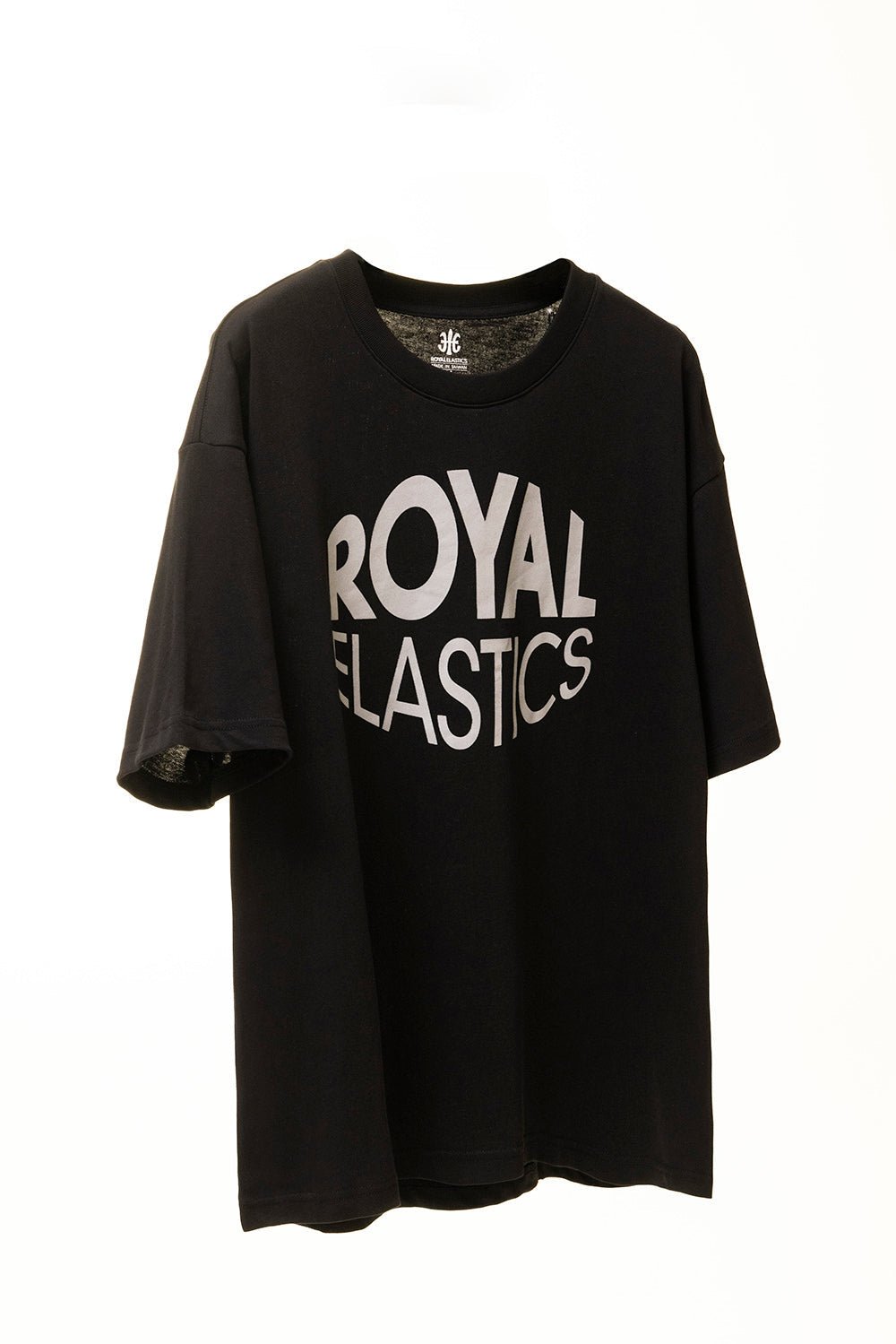 ルーズフィットロゴTシャツ 黒 (Unisex)