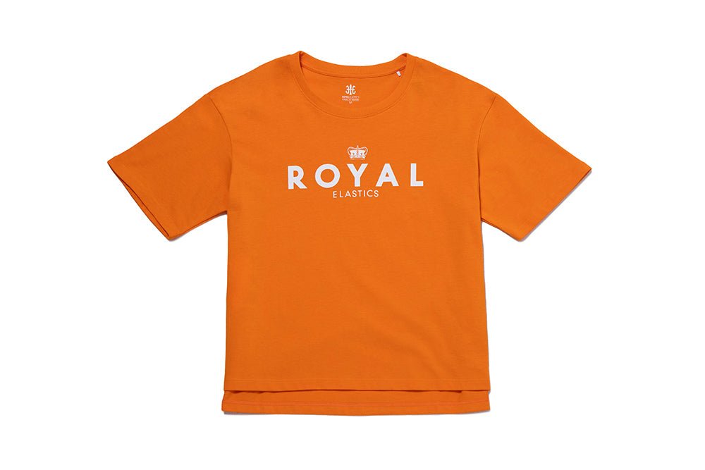 ルーズフィットロゴTシャツ オレンジ (レディース)