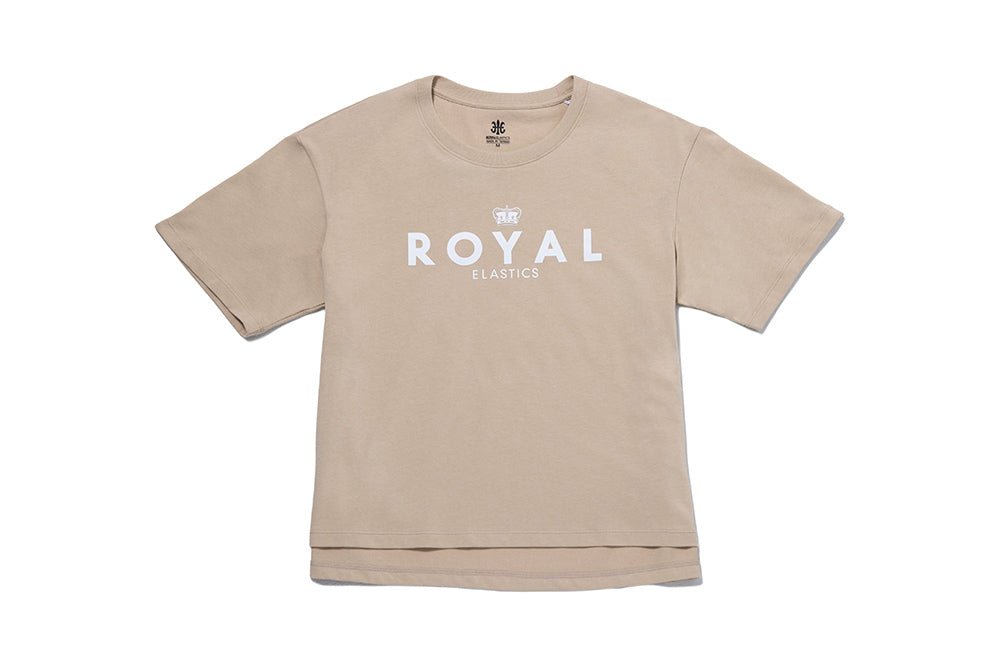 ルーズフィットロゴTシャツ カーキ (レディース)