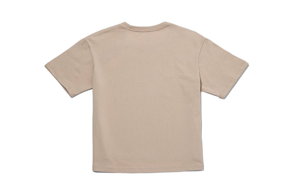 ルーズフィットロゴTシャツ カーキ (レディース)