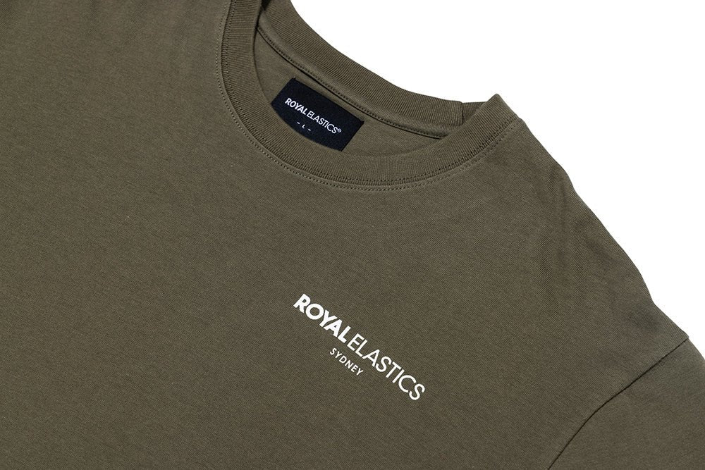 ロングスリーブロゴTシャツ アーミーグリーン (Unisex)