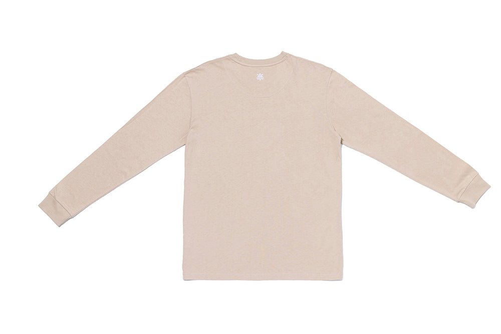 ロングスリーブロゴTシャツ カーキ (Unisex)