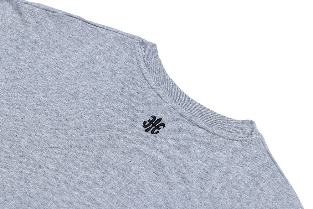 ロングスリーブロゴTシャツ グレー (Unisex)