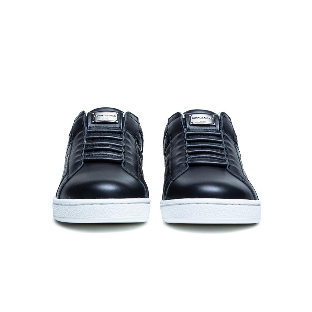 Icon Lux レディース レザースニーカー  黒 紫